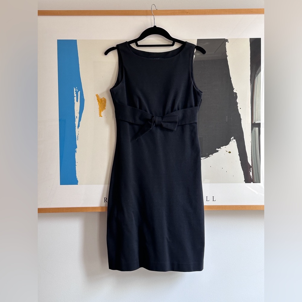Black Dress with Bow Detail